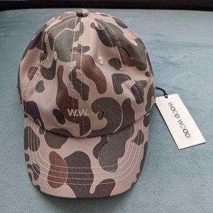 Wood Wood Low Profile Cap in Camouflage